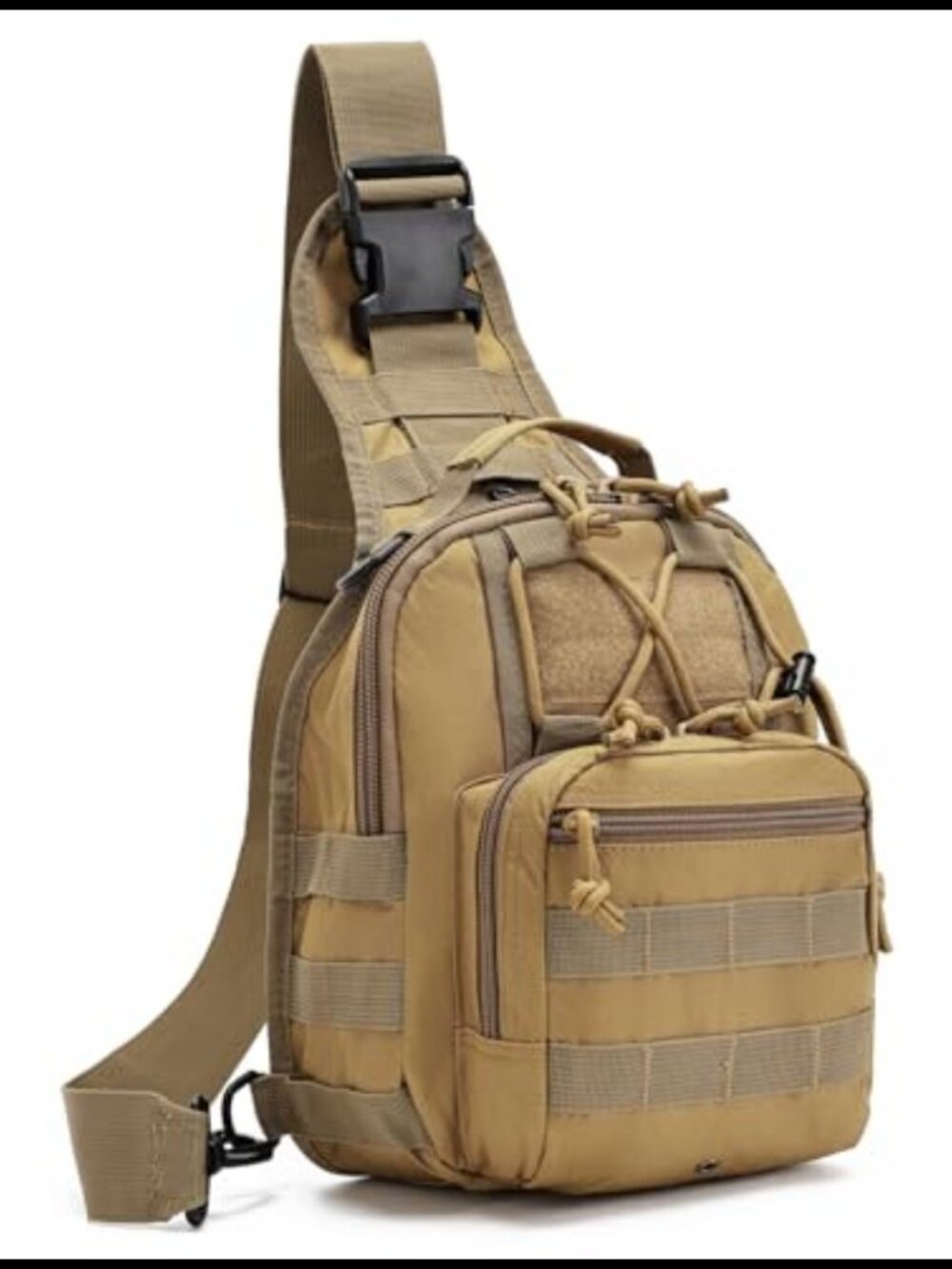 Tactical Sling Bag Nylon Crossbody Chest Pack Mini Backpack for Travel